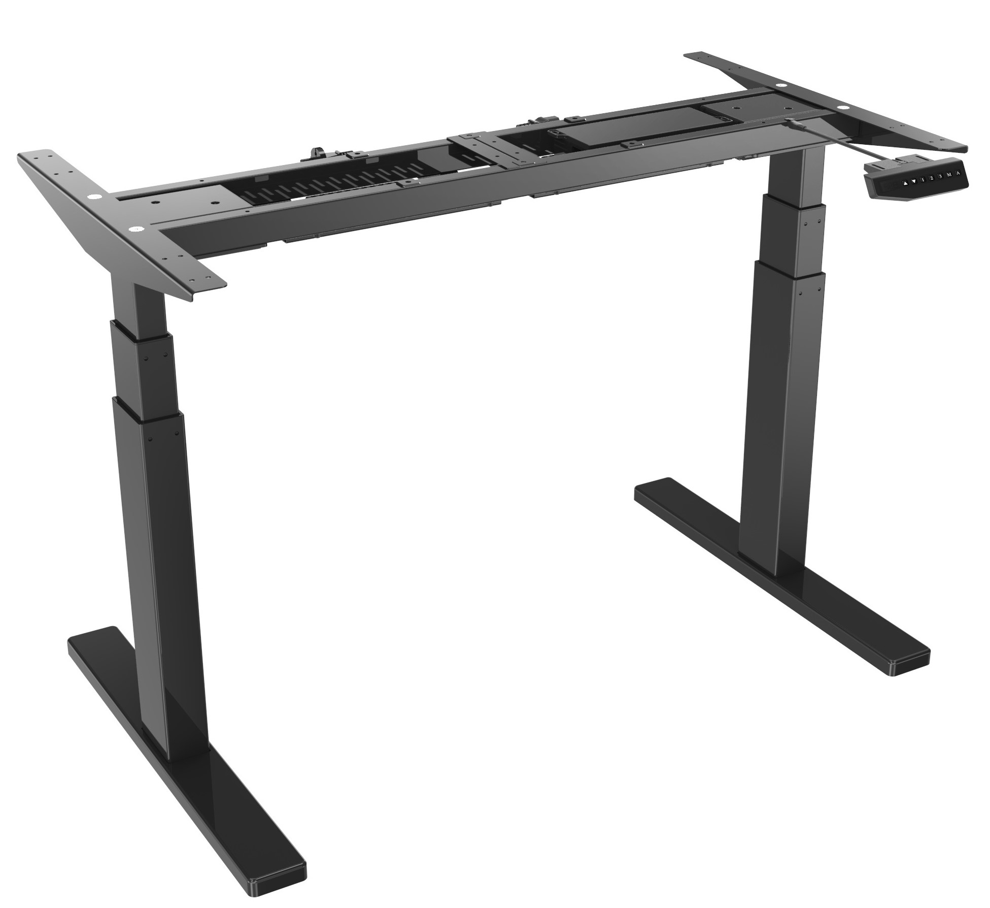 Vantage Black - Stand Desk