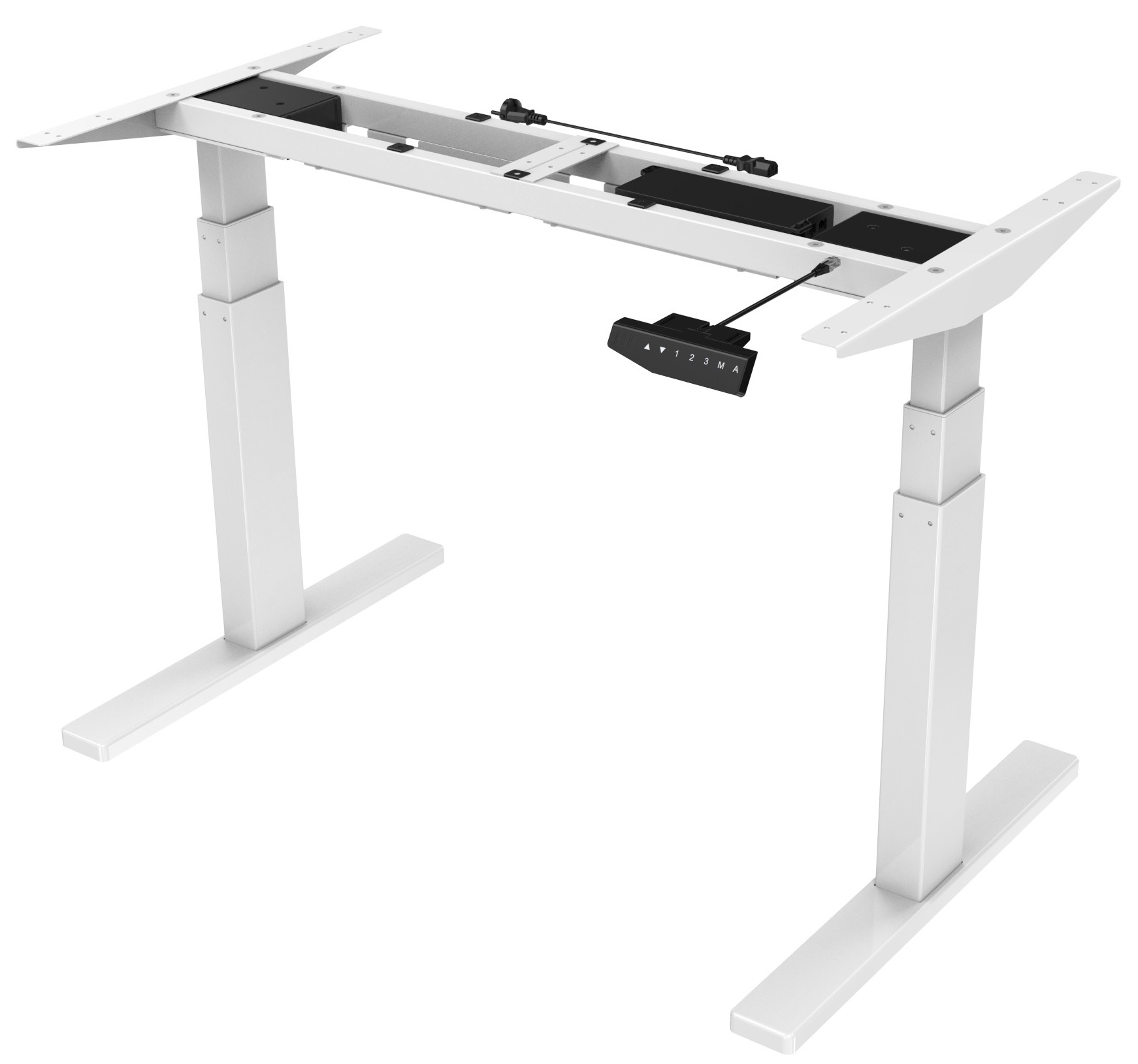 Vantage White - Stand Desk