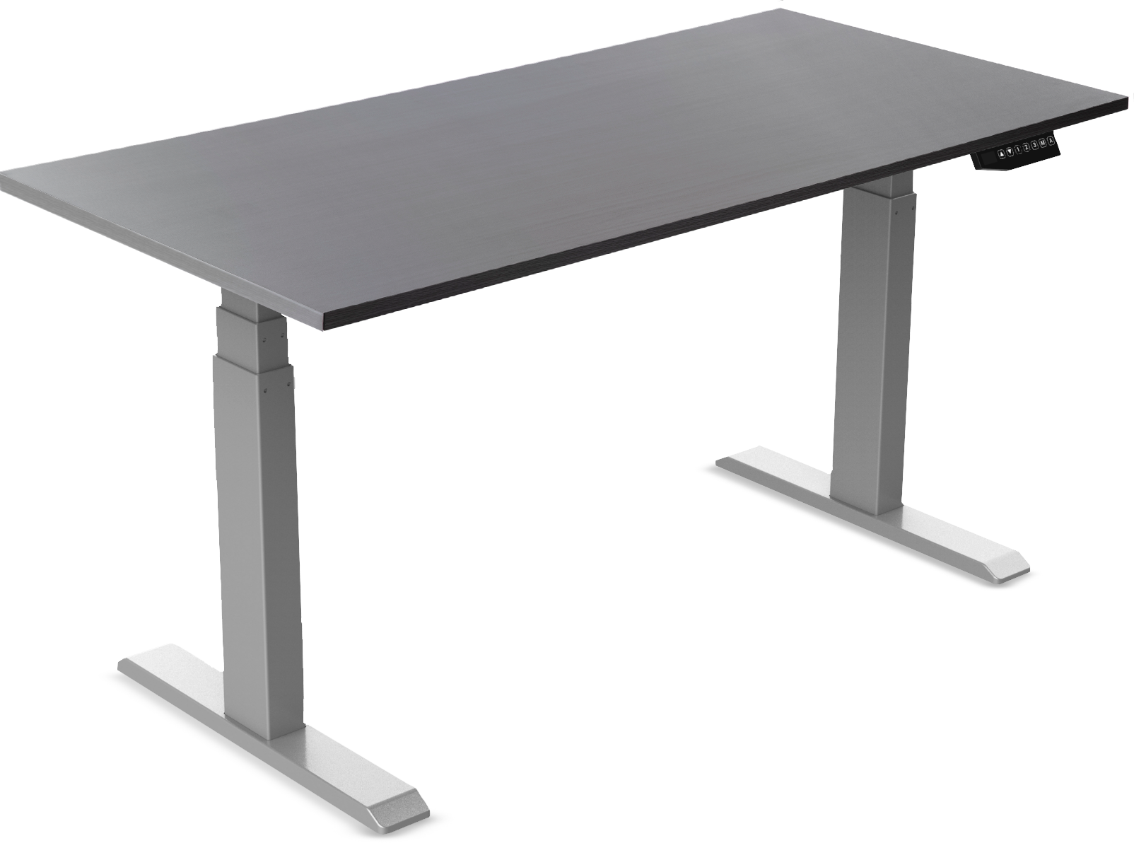 VANTAGE Standing Desk Grey with Grey Desktop